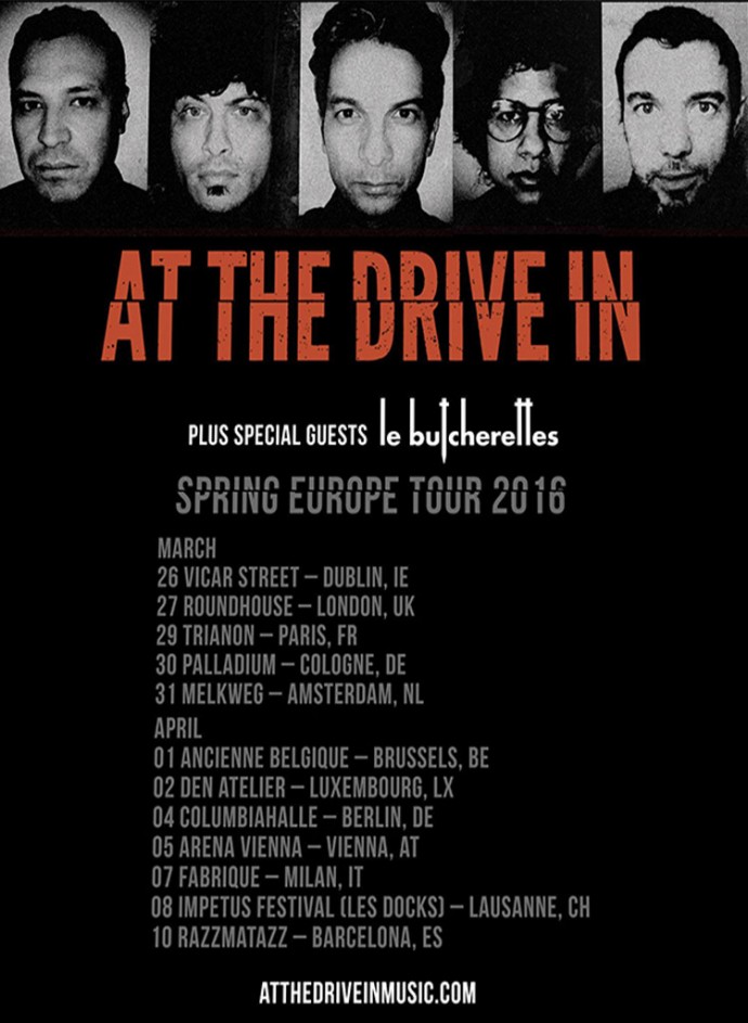 AT THE DRIVE-IN: il tour di reunion, tappa italiana!