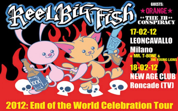 REEL BIG FISH a Milano saranno accompagnati dai Mr. T-Bone & The Young Lions