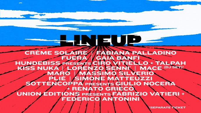 Linecheck lancia la decima edizione. Novità nella programmazione e primi artisti annunciati fra cui Fabiana Palladino, Fuera, Lorenzo Senni, Mace (DJ SET), Maro