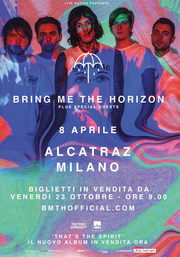 BRING ME THE HORIZON: unica data italiana