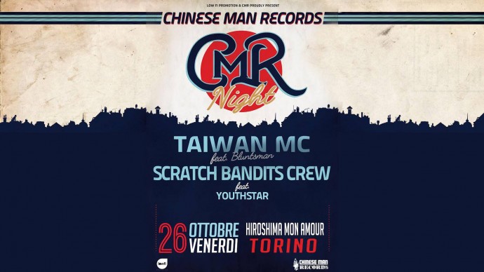 Chinese Man Records Night - Open: Alp King, Hiroshima Mon Amour, Torino