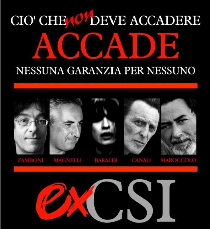 HMA con EX CSI, MGZ , venerdì 23 e sabato 24 gennaio!