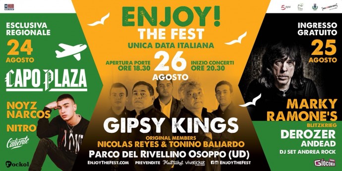 Enjoy! The Fest: a Osoppo (UD) eccellenze enogastronomiche per un’offerta di qualità non solo musicale