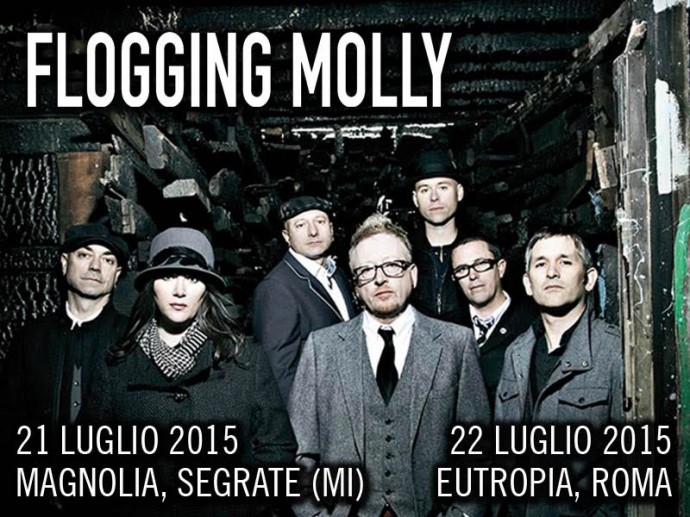 FLOGGING MOLLY: tra una settimana esatta la band più in stile Irish sarà sul palco del Magnolia di Segrate (MI) e a seguire la data romana all'Eutropia Festival!