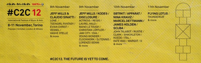 #Club To Club 2012 LONDON PREVIEW  w/ Kuedo and The Italian New Wave