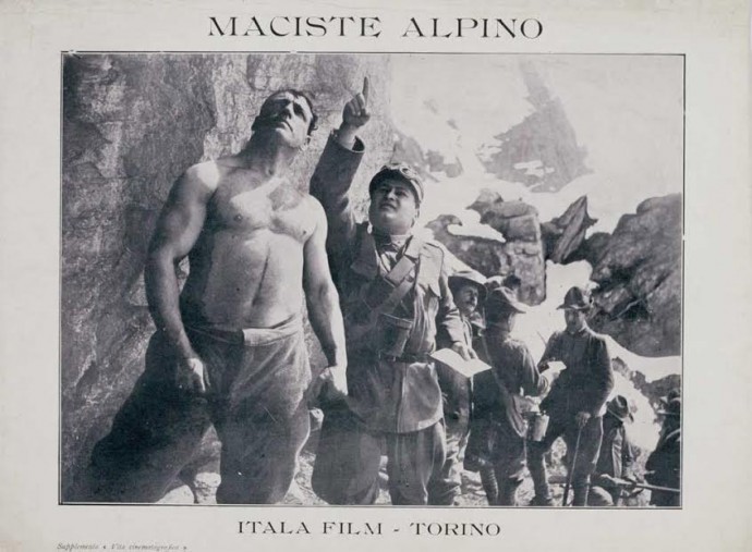 Per Magnifiche Visioni, presentazione del restauro di MACISTE ALPINO (Cinema Massimo, 3 febbraio 2015, ore 20,45)