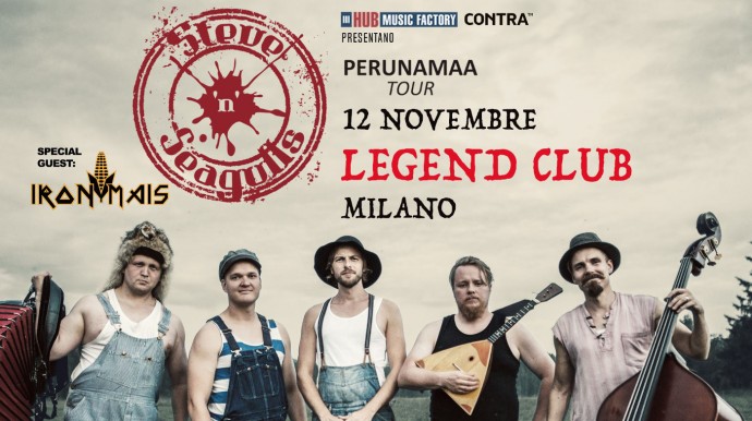 Steve’n’Seagulls: una Data Italiana il prossimo novembre! Gli Iron Mais saranno special guest.