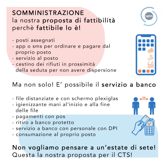 Spin: ripartire il 15 giugno mantenendo la somministrazione come opzione per gli organizzatori di pubblico spettacolo